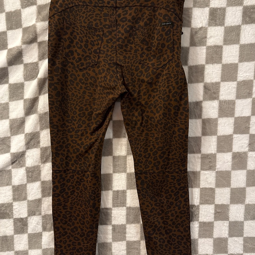 Sanctuary Leopard Affair Social Standard Skinny Pants Size XL/ Extra Large - Picture 9 of 14